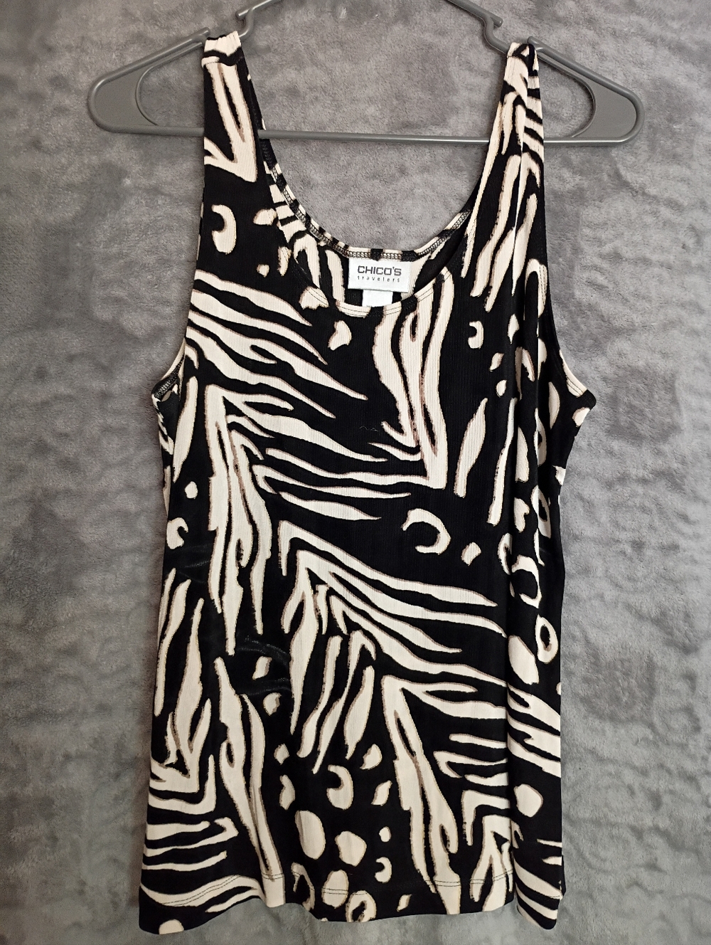 Chico's Zebra Print Tank Top
